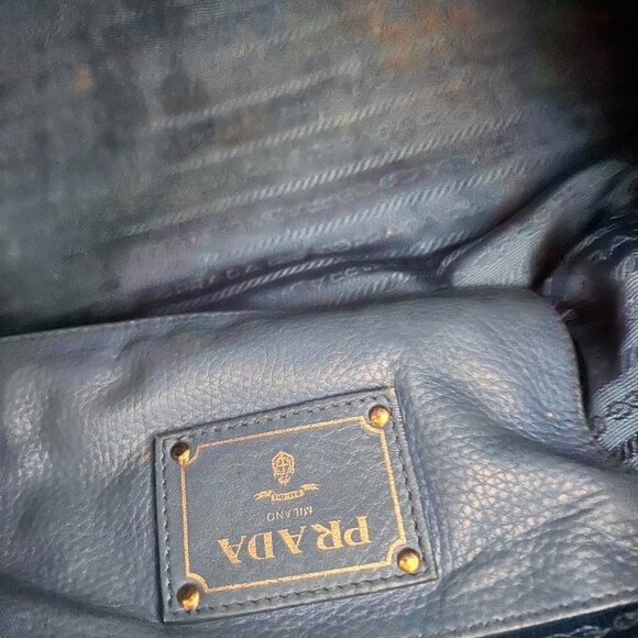 Prada Blue Saffano Cuir Baltico bag - Picture 10 of 11